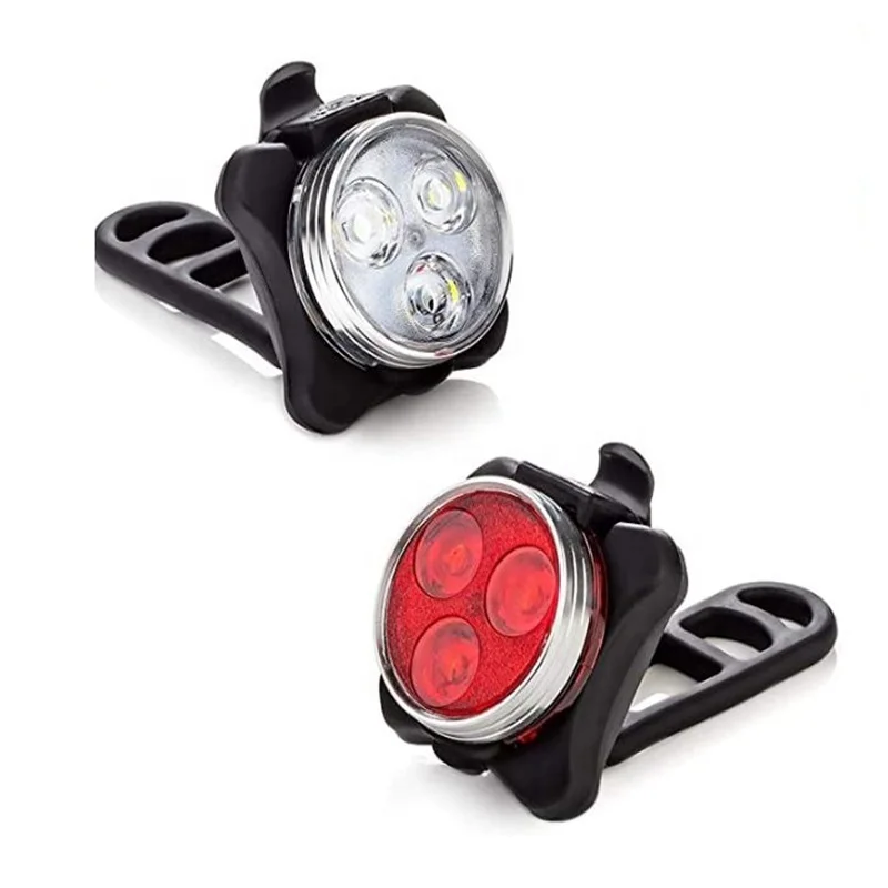 

High Quality Bicycle Taillight Usb Headlight Safety Warning Light for Outdoor New Mountain Bike, Red white