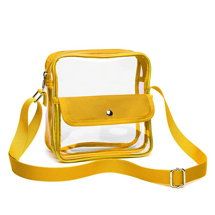 

High Quality Multi Color Cheap Promotion Small Shoulder Bag Crossbody Custom Logo PVC Sling Messenger Bag Men Women, Customized color