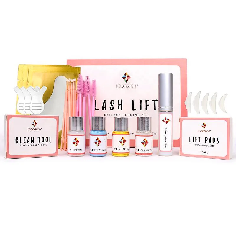

Latest Iconsign Lash Lift Kit Upgrade Version Fast Shipping Eyelash Perm Lotion For Sale, Pink,blue,yellow,white,transparent