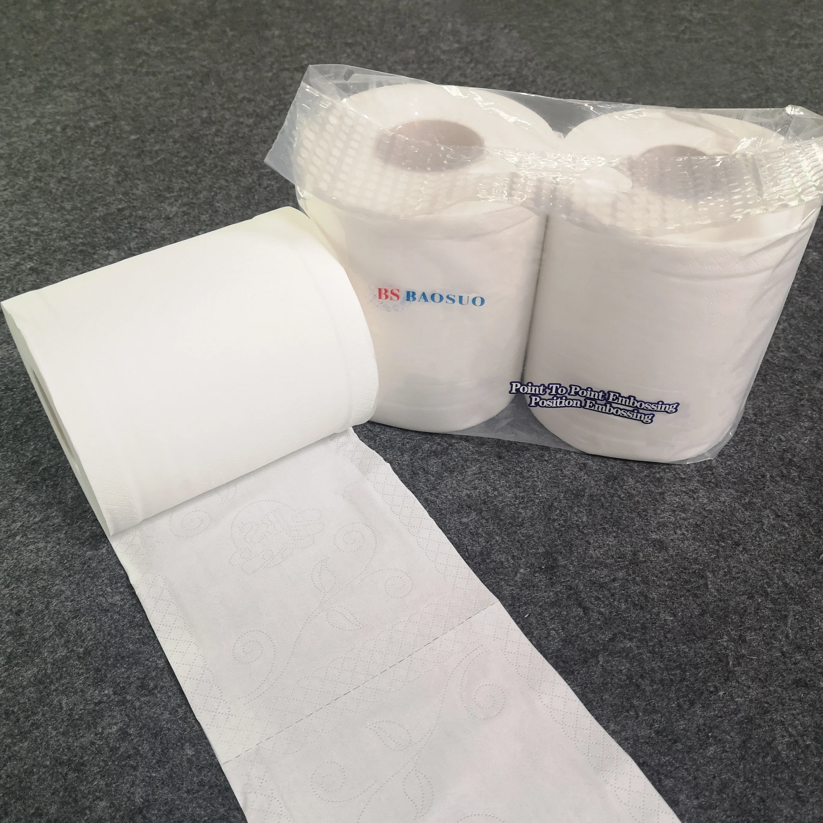 

Hygienic customized tissue paper facial paper raw tissue paper, White