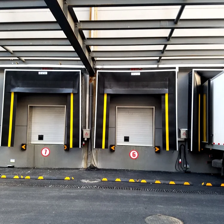 
warehouse dock shelter mechanical dock seal for cargo 