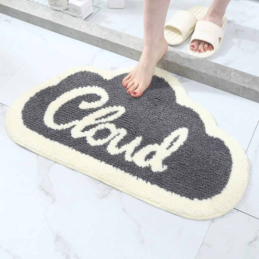 

i@home cartoon cute cloud absorbent non slip bath foot mat, Picture