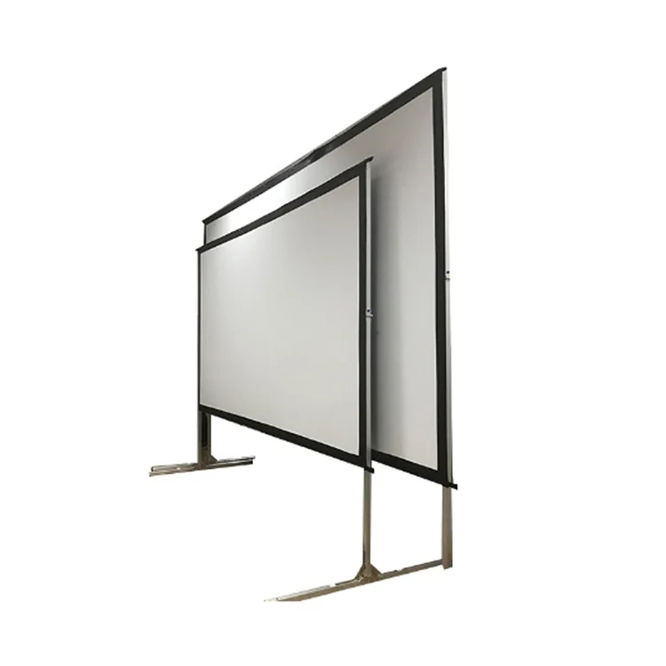 Fast Fold Screen Larger Room Front Rear Stand 16:9  Projector Screen 150 Inch fot Outdoor Projector Screen