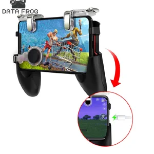 Data Frog PUBG Mobile Game for Fort/nite Controller Gaming Joystick Trigger Fire Button Aim Key Shooter GamePad Handle Stand