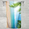 Newly Personalized Microfiber Compressed Large Cotton Sublimation Rectangle Beach Towel