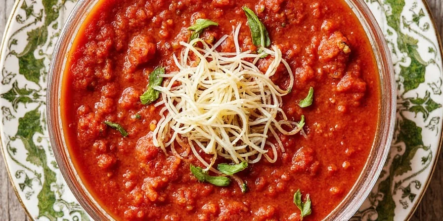Diagram showing how spices interact chemically in marinara