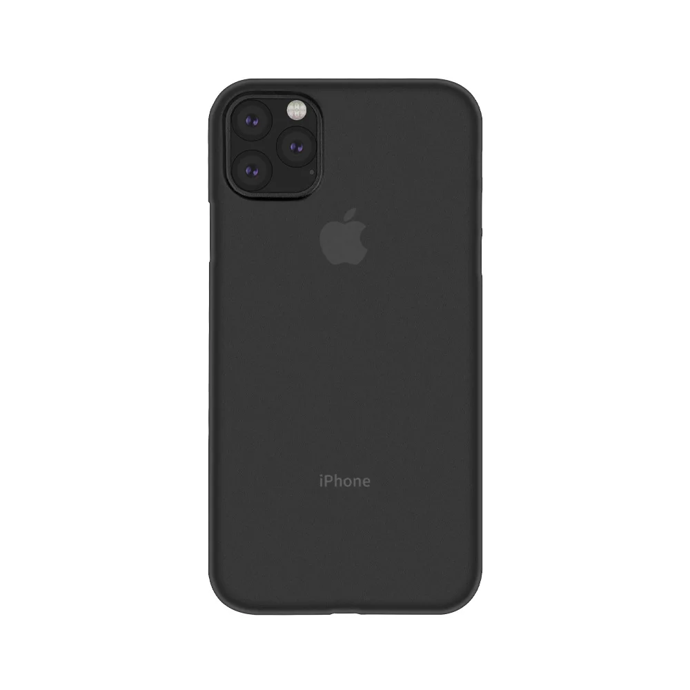 

2020 Latest Matte Transparent For IPhone 11 Pro Max Sweat-Proof Simple PP Shock-Proof Mobile Phone Case, Black,white