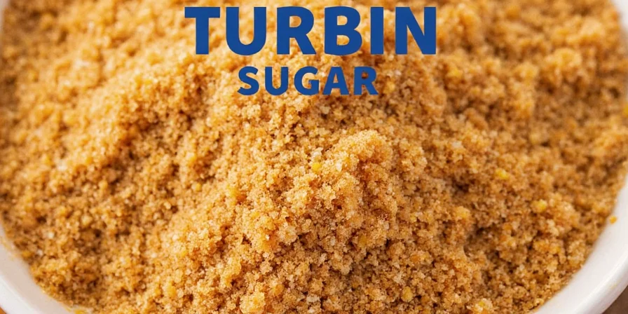 Turbin sugar on coffee rim