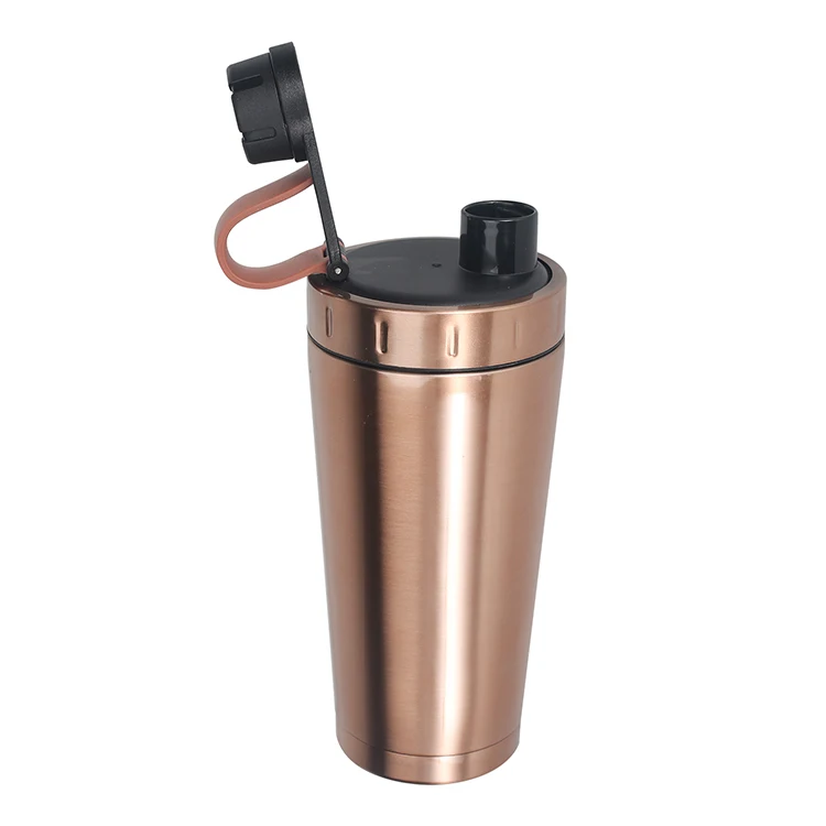 

2020amazon wish best seller 700ml Stainless Steel Protein Shaker Bottle double wall vacuum cup thermos, Customized color