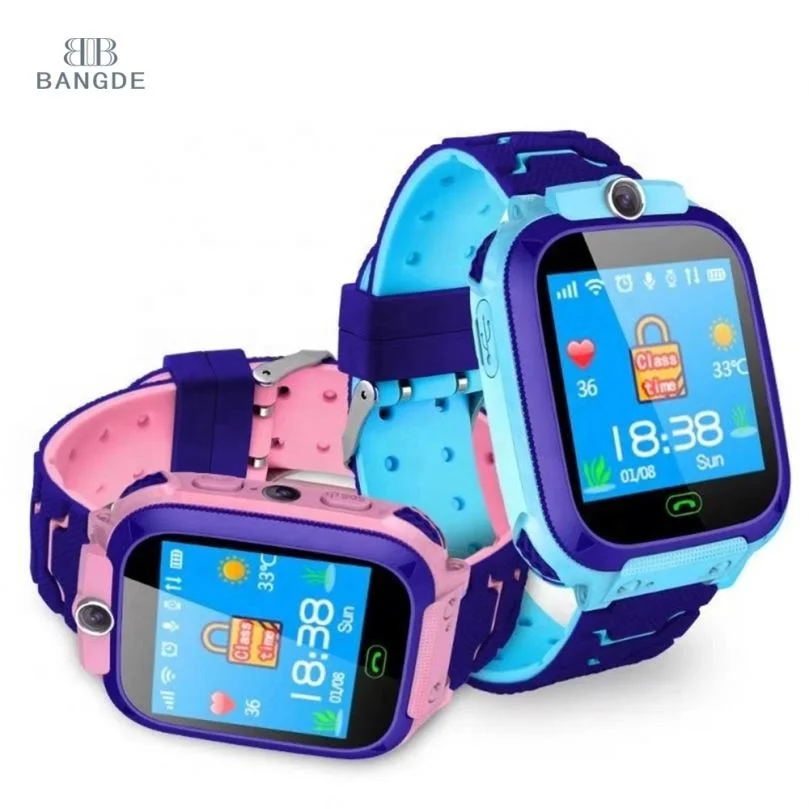 

Kids gps smart baby watch for kids with SOS button gps tracking and calling feature