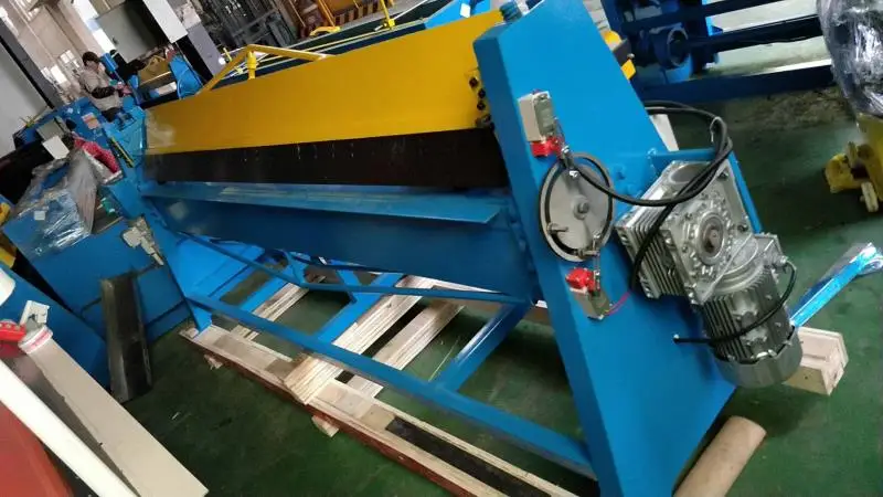 
metal folder electric steel metal folding machine for GI plate bending 