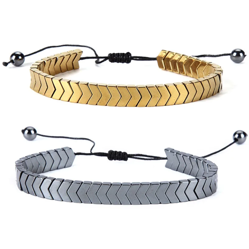 

New products on the market jewelry unique charm non magnetic bracelet men's jewelry hematite hand jewelry
