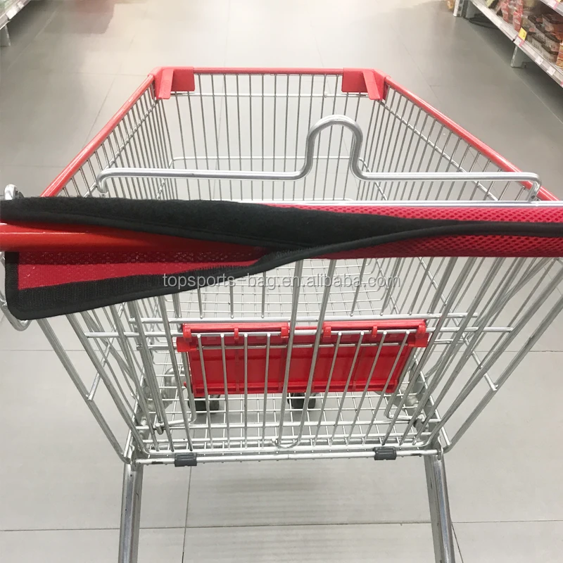 

Polyester Mesh Soft Washable Shopping Cart Handle Cover, Red