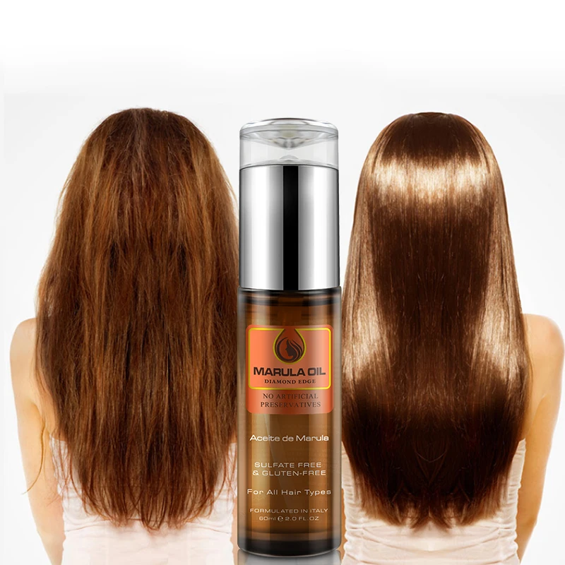 

Marula Oil Free Sample Hair Treatment Oil Moisturizer Treatment for Chemical Treated Hair Leave in Conditioner 60ml