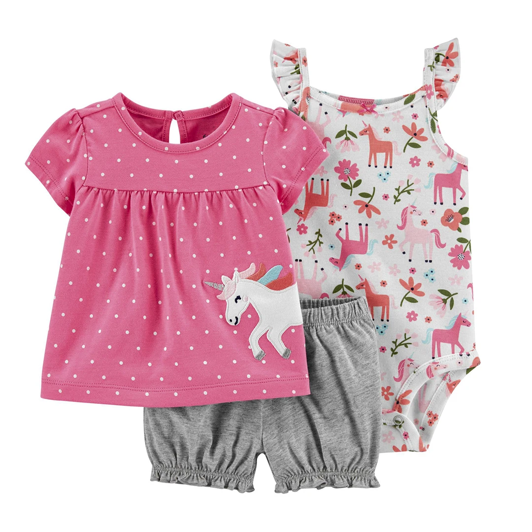 

New Styles 3pcs Sets Baby Clothes Rompers Baby Rompers Baby Outfits
