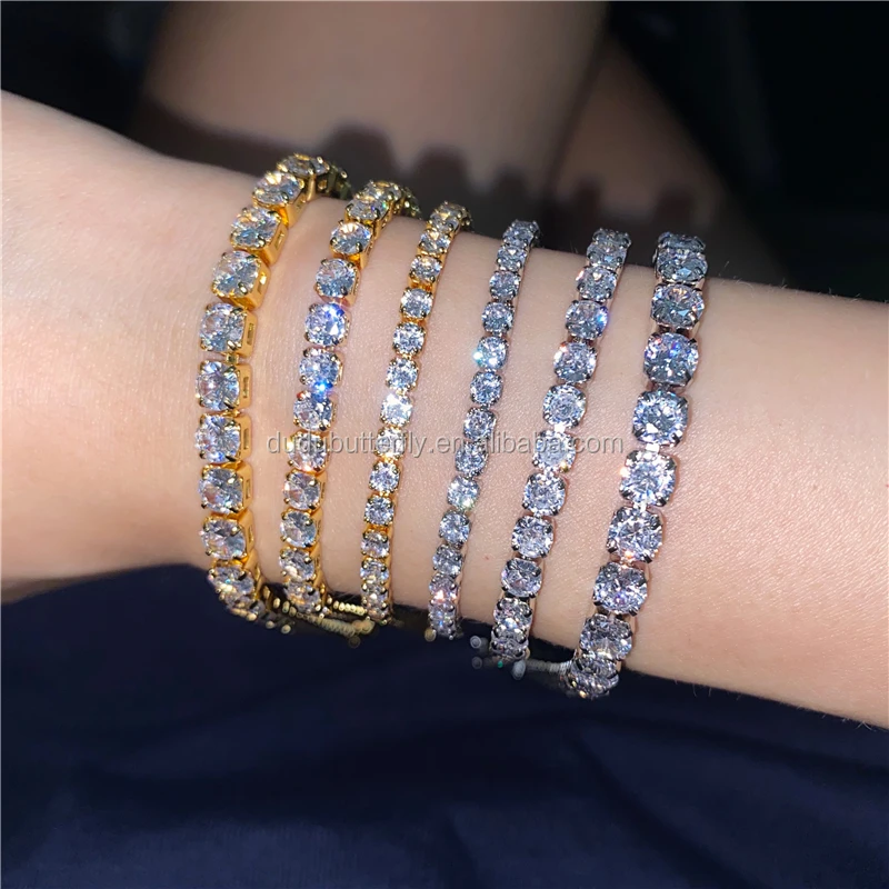 

2020 CZ Custom Bracelet Tennis Bracelets Gold Plated Zircon Ankle Bracelet