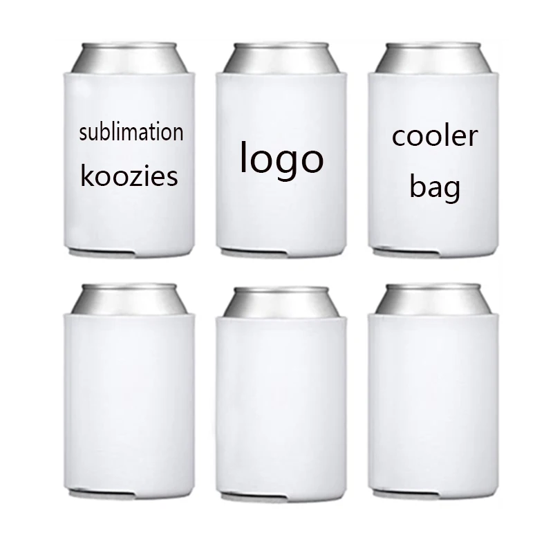 

Wholesale Neoprene Insulator can Cooler neoprene custom logo sublimation cooler