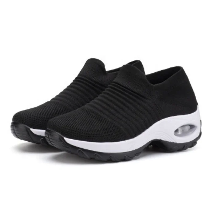 

Big Size 35-42 Ladies Fashion Sock Tennis Sneakers Breathable Walking Women Slip On Running Shoes