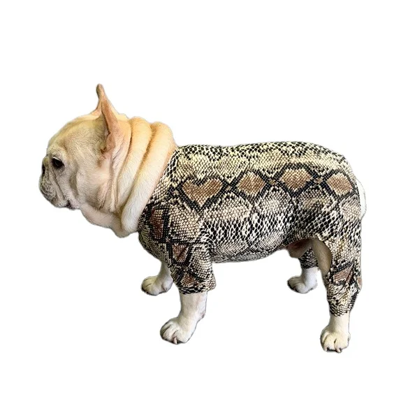 

Wholesale New Luxury Autumn Fashion Leopard Print Dog Sweater Pet T Shirt Dog Clothes, As shown in details