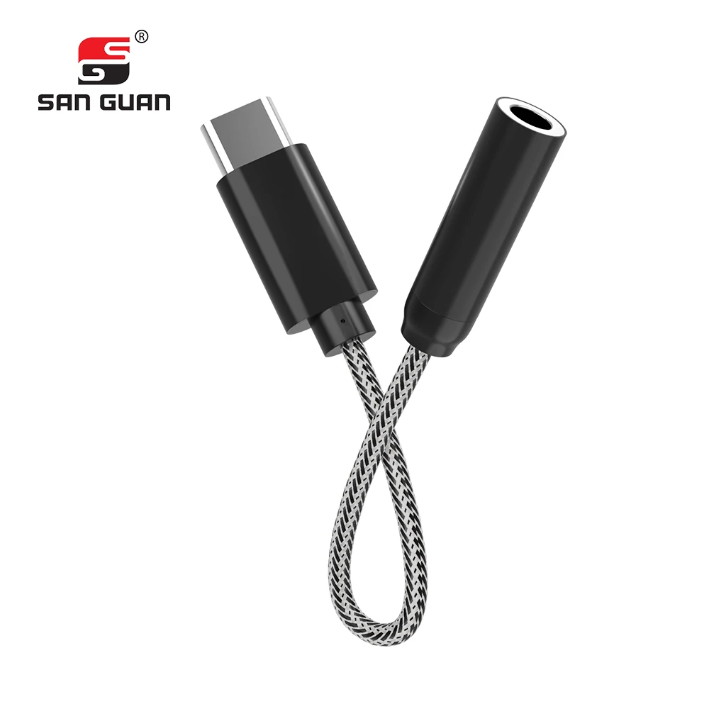 

Hifi Dac Headphone Adapter Usb Type C To 3.5Mm Headphone Jack Audio Adapter