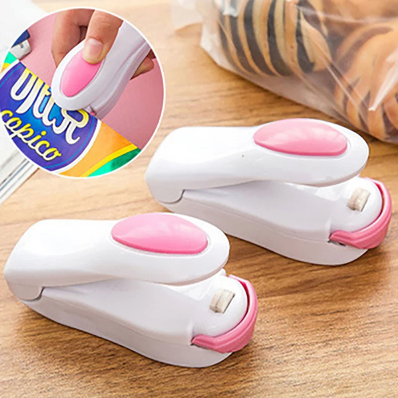 

Mini Portable Bag Clips Home Electric Heat Sealing Machine Ceramic Impulse Vacuum Bag Sealer Capper For Packing Plastic Bag Clip, Send by random