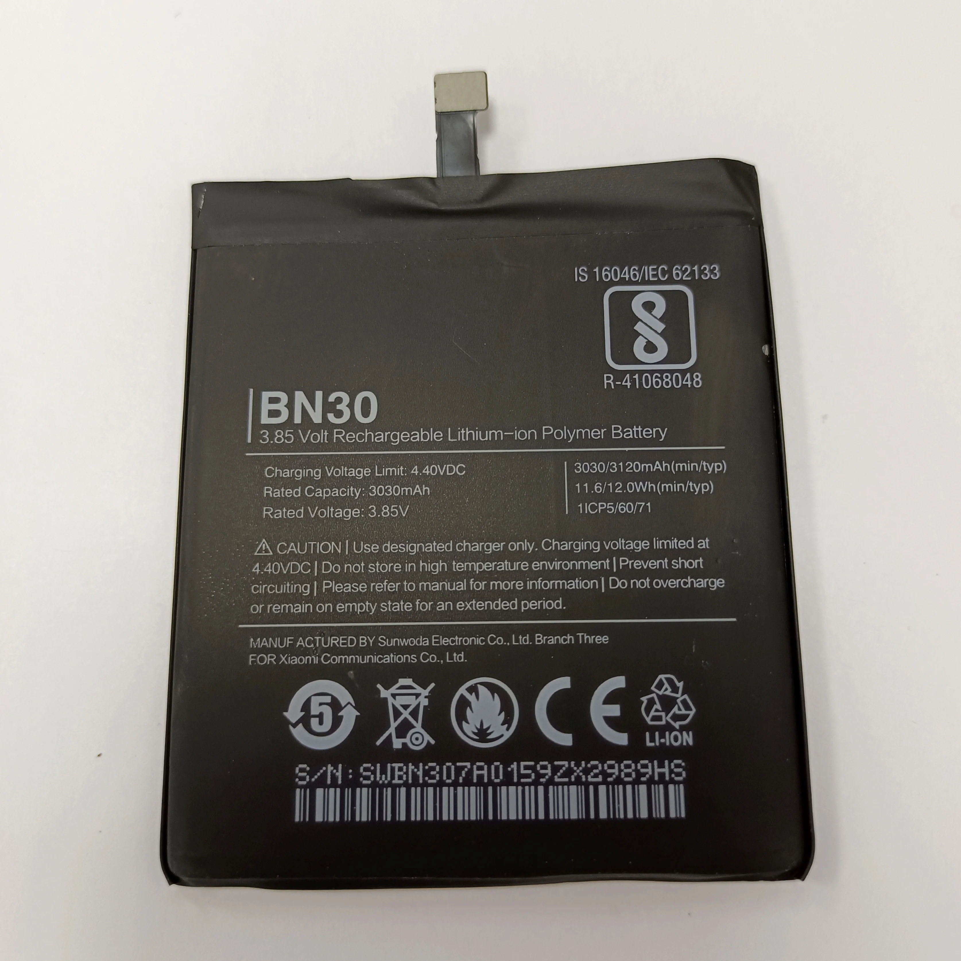 

Custom Original 3030mah BN30 big MSDS Rechargeable Lithium ion polymer Mobile Phone Battery for xiaomi redmi Note 2 3 4 4X 5