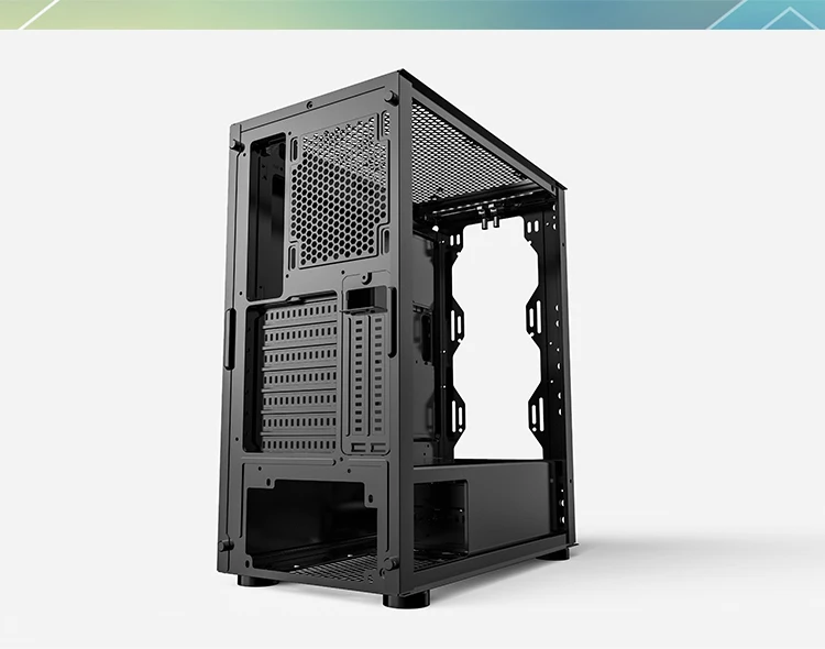 Atx Horizontal Desktop Best For Cooling Clear Plastic Newest Computer