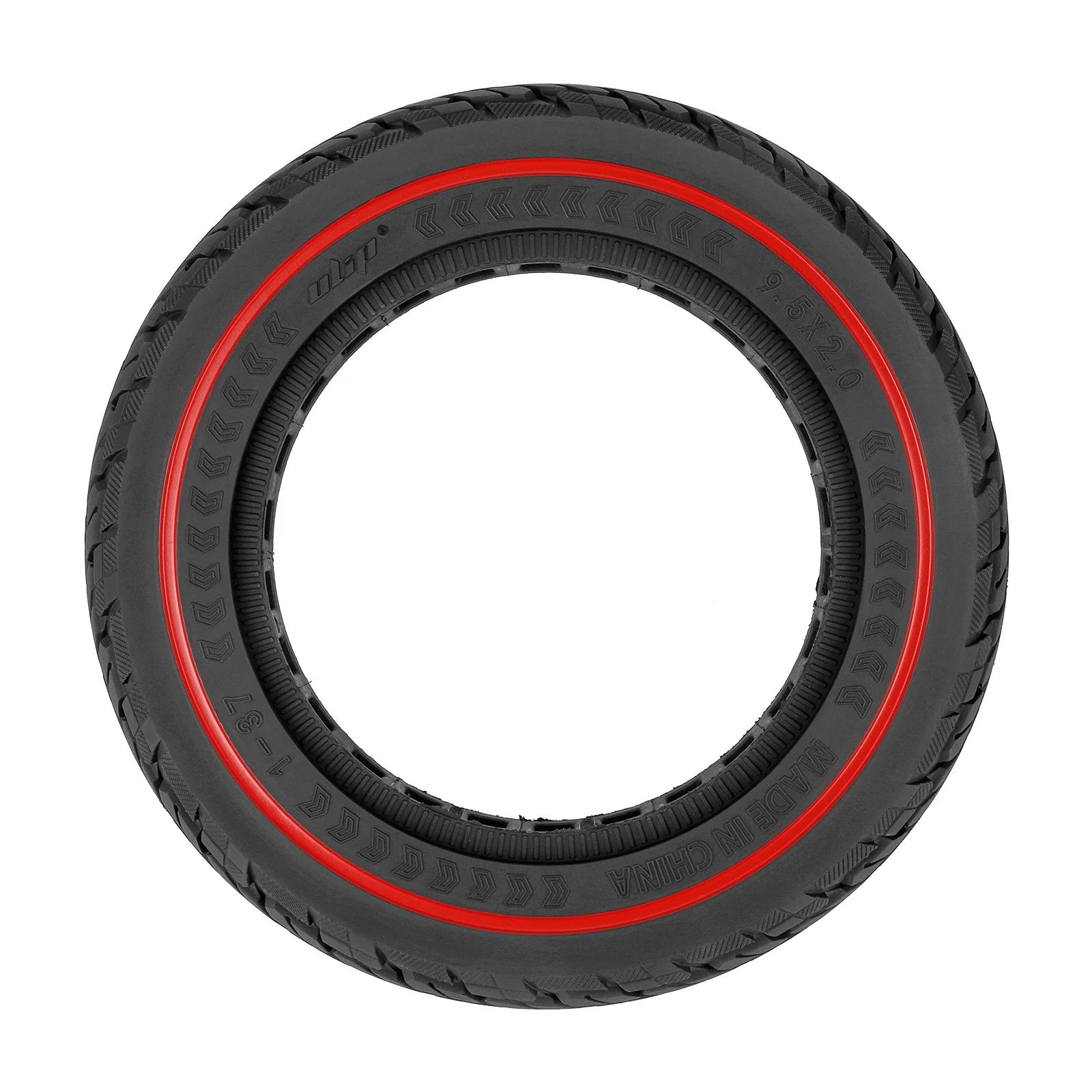 Ulip 9.5*2.0 Solid Tire With Red Circle for Xiaomi M365 1S Pro Pro2 MI3 Scooters and 8.5 Inch Electric Scooters Wheel Tyre Parts