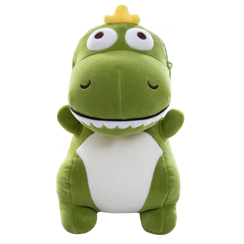 

Hot Sale Cute New Cartoon Dinosaur Stuffing Cotton Bag Baby Toddler Three Colors School High Quality Mini Backpack For Kid