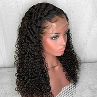 

Remy Glueless Full Lace Wig 100% Curly Human Hair Wigs Pre Plucked Cuticle Aligned Brazilian Virgin Raw Frontal Lace Wigs