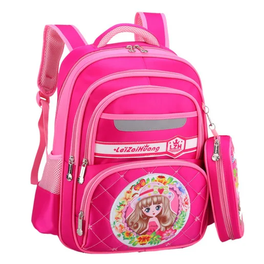 

Cute Unicorn Backpack Bag with lunch bag and pencil case for Child Fashion 3 in 1 cartoon School Bags set for kids, Customized color