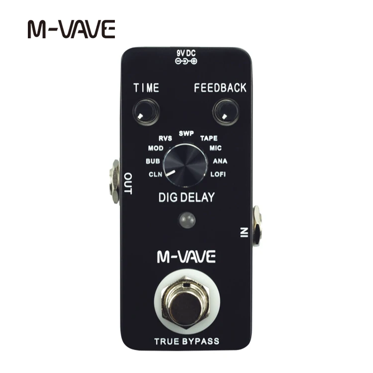 

Guitar Effects Pedal Digital Delay Electric Guitar Pedal With 9 Types Special Instrument Performance