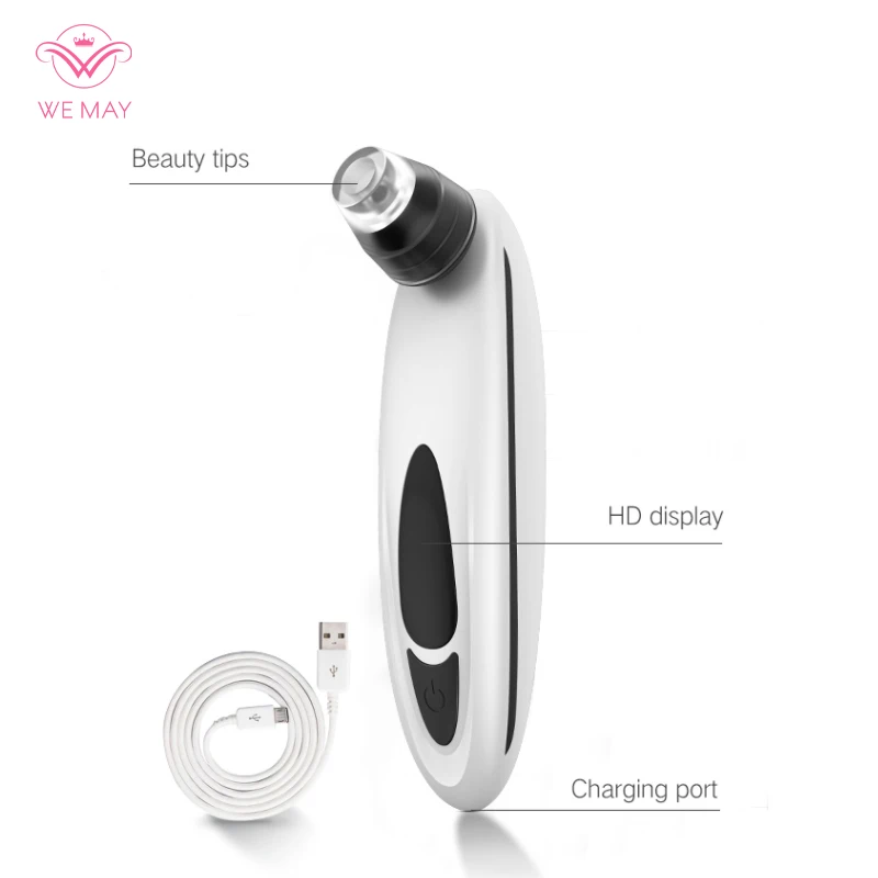 

Mutifunction Facial Beauty Device Powerful Suction Blackhead Remover Deeper Clean Blackhead Professional SPA Skin Care, White