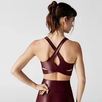 

Custom Girl Gym Wear Crossback Workout Fitness Tops OEM Sports Yoga Bra For Women