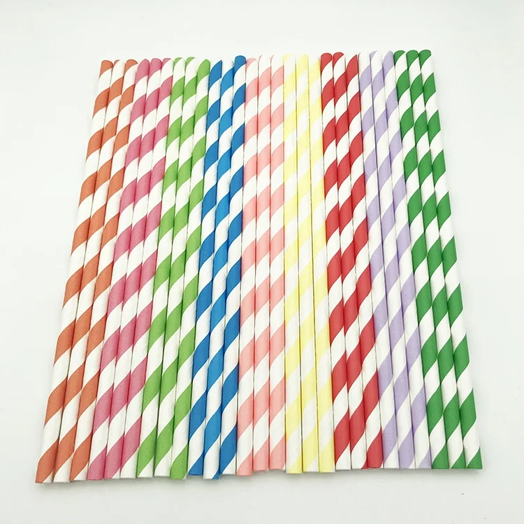 

Durable food grade biodegradable paper straws kraft paper drinking straw, As picture