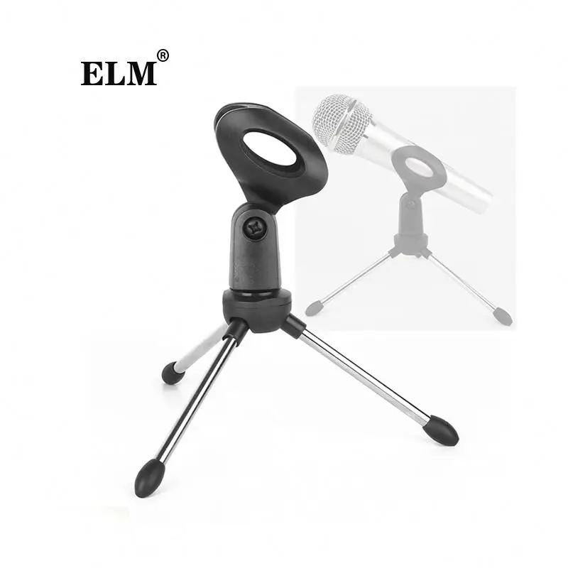 

Live Tripod Stand Microphone Holder, Black