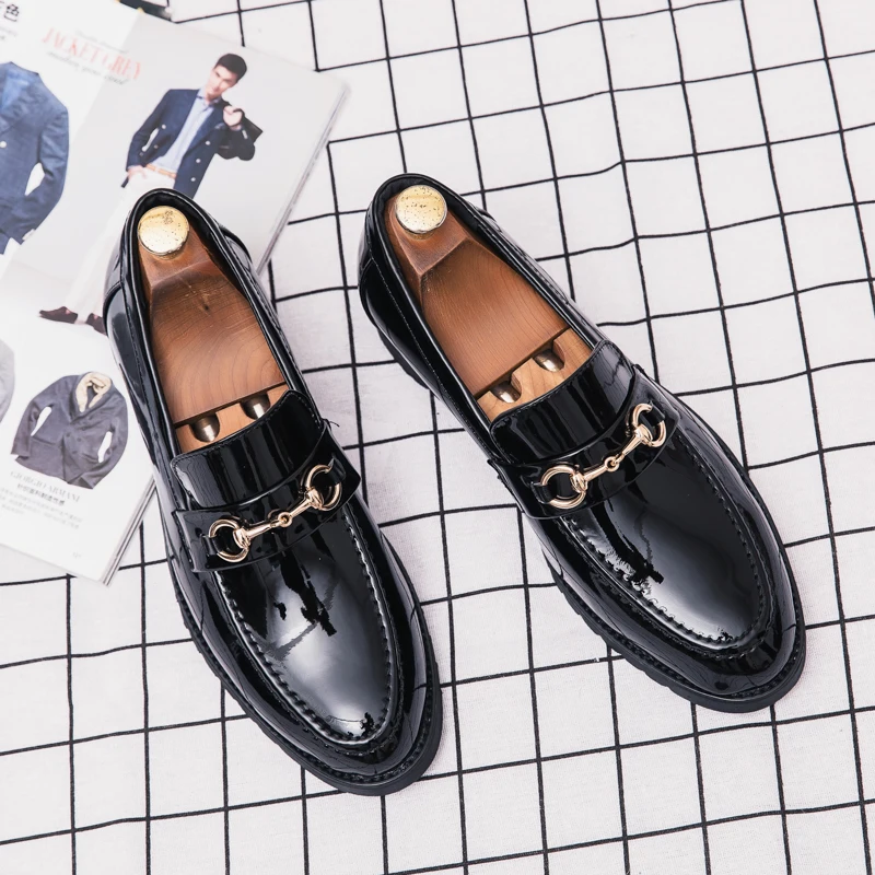 

Fashion Mirror leather Formal Shoes for Men Dress Leather Shoes, Pictures shown
