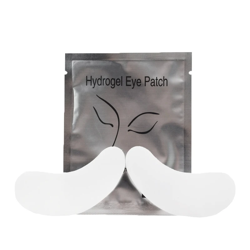 

50pcs/Bag Lint Free Eye Gel Patch Wholesale Hydrogel Collagen Eye Patches For Eyelash Extension Skin Friendly Under Eye Pads