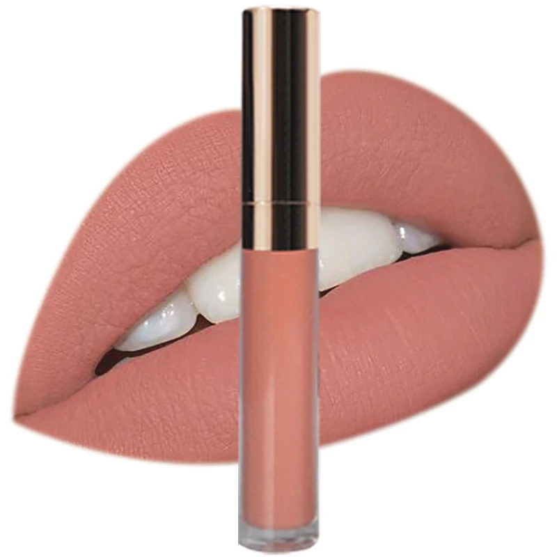 

Yellow Matt Liquid Lipstick Small Lipstick With Private Logo