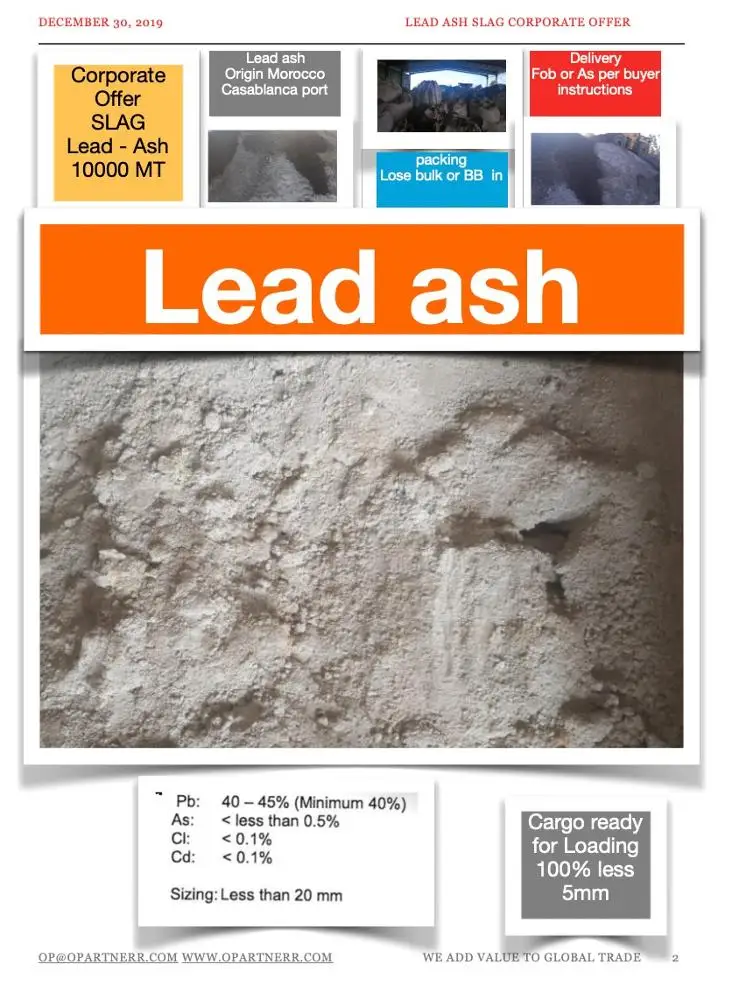 
lead ash 