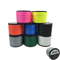 

Amazon 4 Stands Weaves Super Strong Colorful JOF PE 1000m braided fishing line