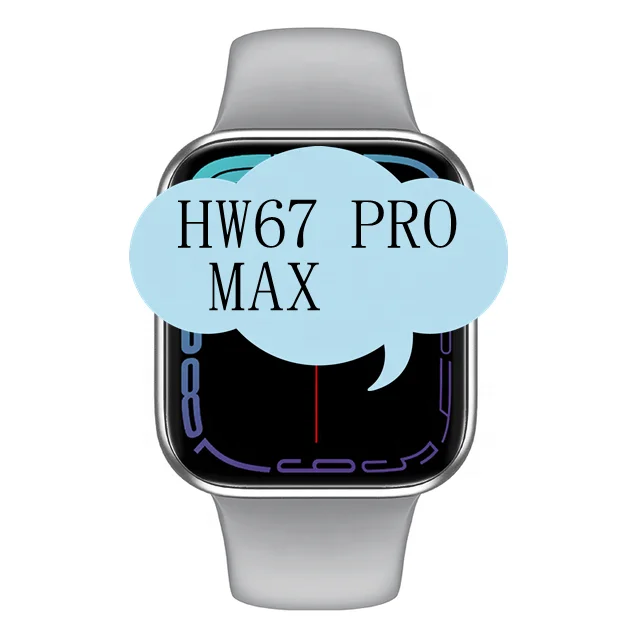 

HW67 Pro MAX Newest Smart watch Men Women 1.9 Inch Series 7 NFC BT Call Full HD Screen Smartwatch band for iphone