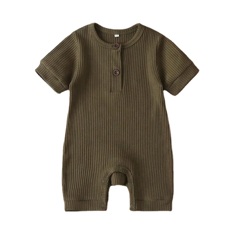 

2020 new product baby boy and girl clothes knitted summer romper, Picture shown