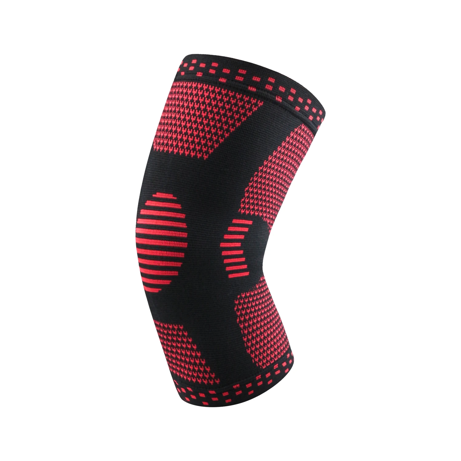 

Customized Compression knitted Breathable Neoprene Knee Support Sleeve For Sports exercise, Blue and black
