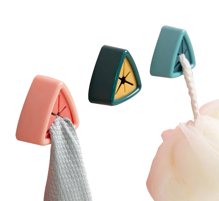 

2021 Explosions Kitchen Creative Towel Rack Hole-free Storage Hook Kitchen Rag Plug Hanger Towel Dish Towel Rack