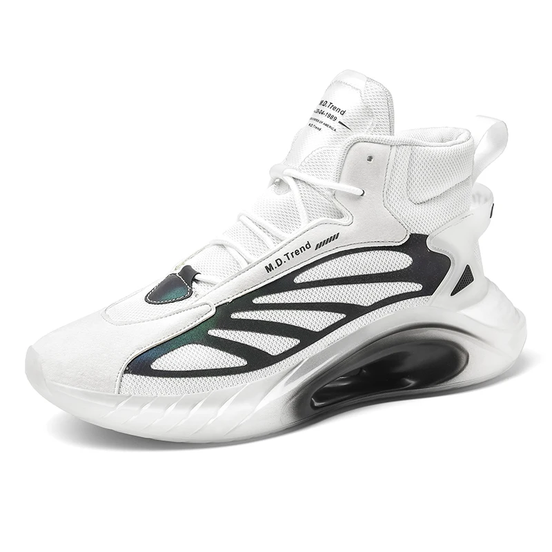 

2021 high fashion tide shoes men's shoes breathable bottom thick men's shoes