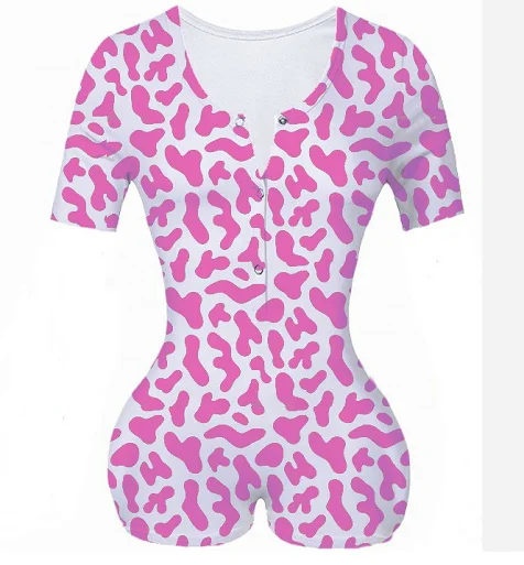 

2020 wholesale pajama nightwear onseie adult sexy sleep wear short sleeve yes daddy onesie for women