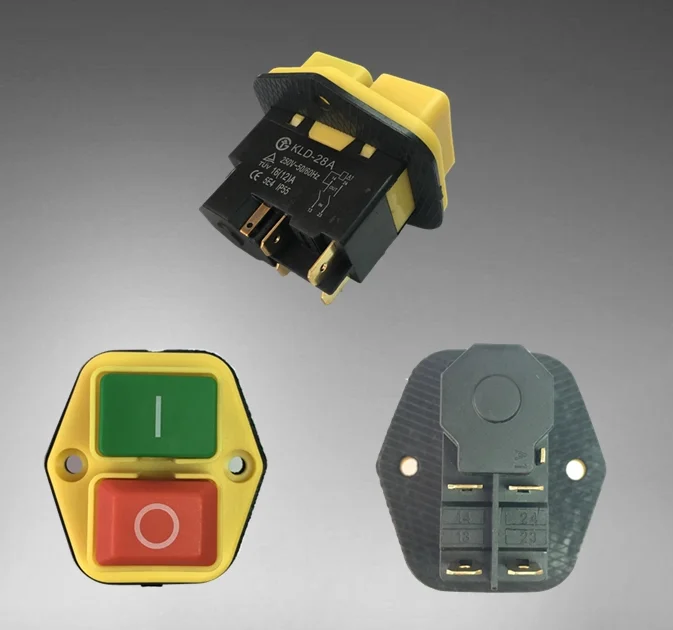 Interrupteur Magnétique Gartenteile KJD17 - IP55 - 18A/250V - Pour équipements électriques