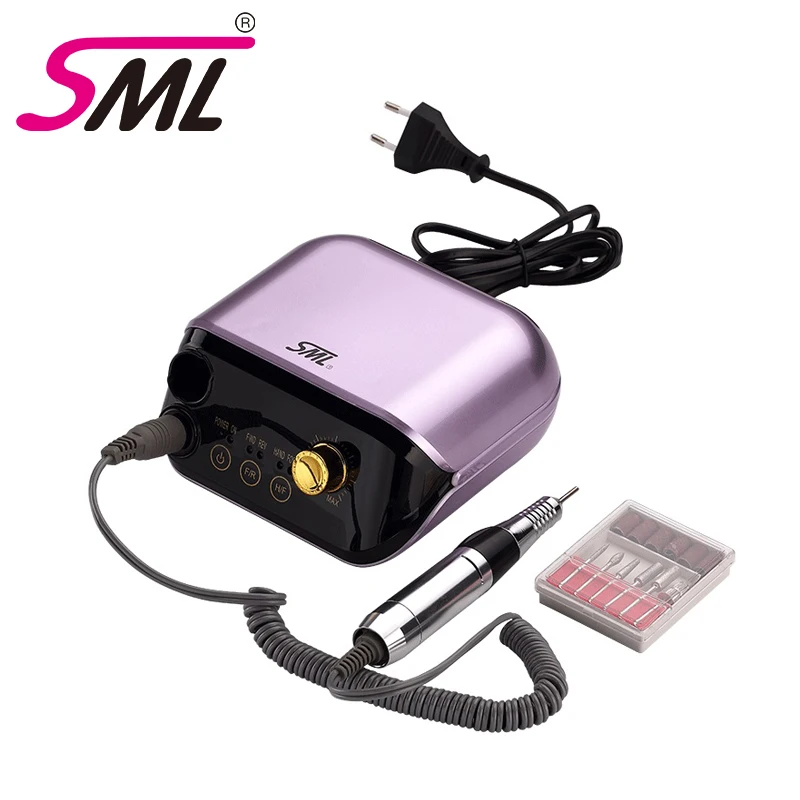 

SML Low vibration purple ombre manicure machine pro touch switch F/R nail grinder electric drill nail machine