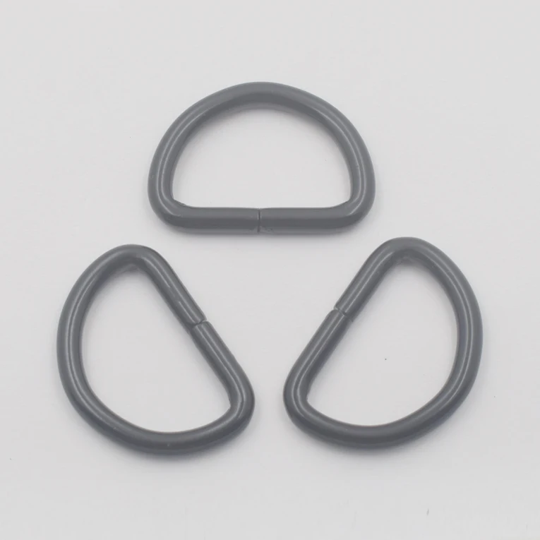 

bags accessories bag hardware black metal d ring for belt, Customized